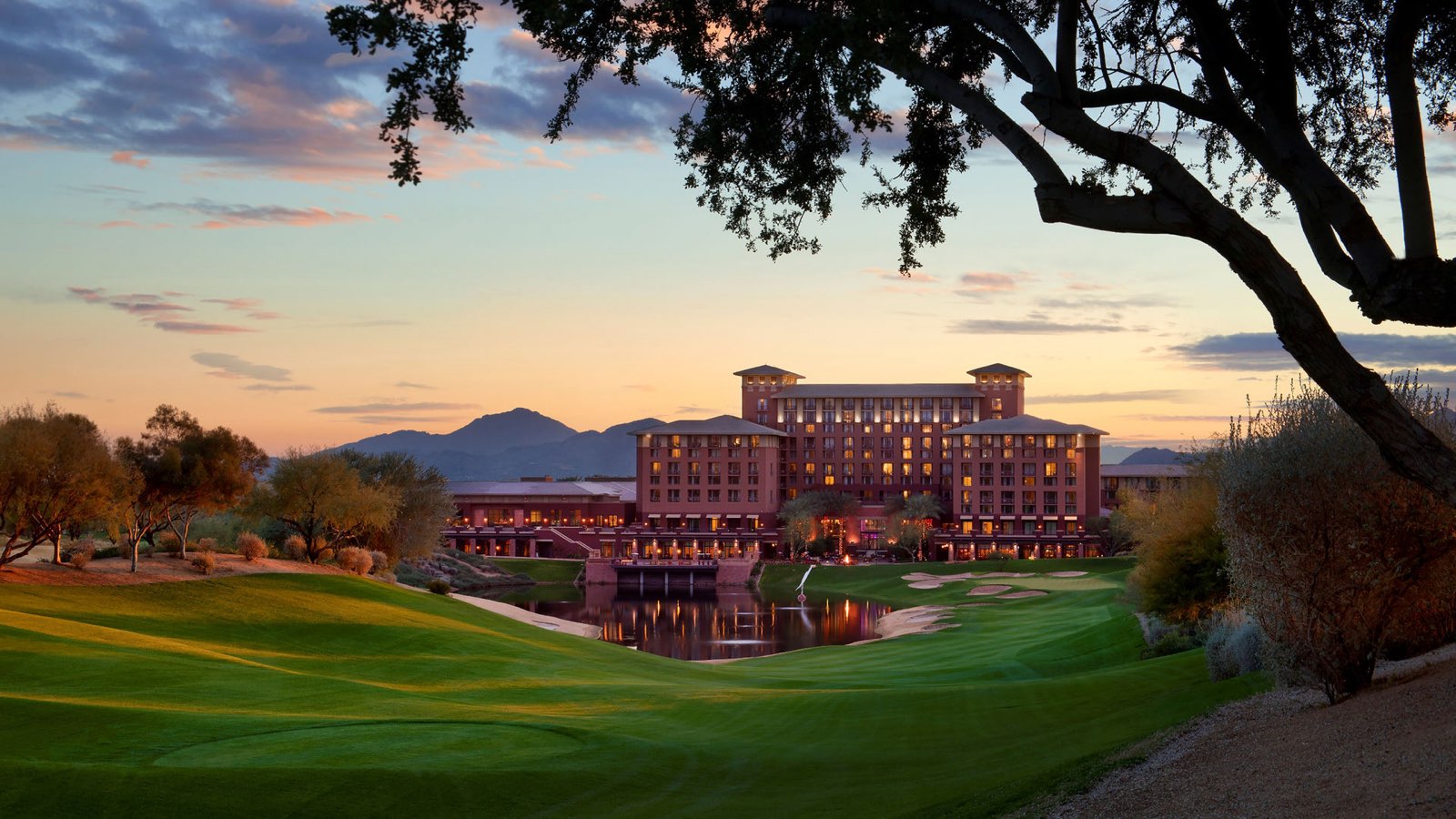 Westin Kierland Resort at sunset, Scottsdale, Arizona